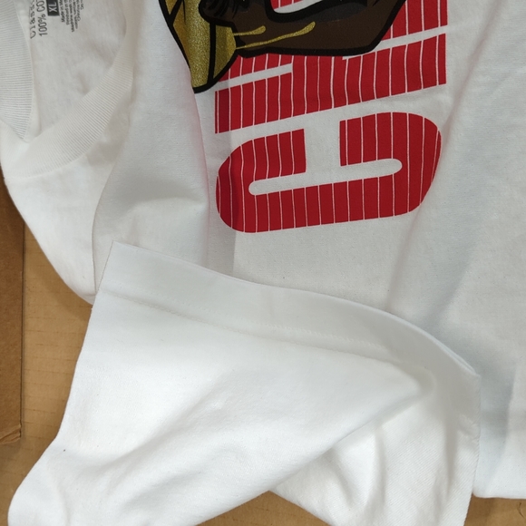 Michael Jordan 5 Rings Chicago Bulls Men's XL Tee Shirt New - Picture 4 of 8